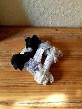 Load image into Gallery viewer, Seam Binding- Crinkled-Black, Gray and Silver Set