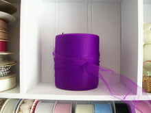 Load image into Gallery viewer, Tulle Ribbon-Trim-3&quot; x 25 yard Roll-Purple
