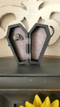 Load image into Gallery viewer, Coffin Jewelry/Trinket Box Bird Skull
