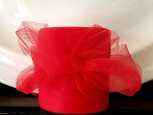 Load image into Gallery viewer, Tulle Ribbon-Trim-3" x 25 yard Roll-Red
