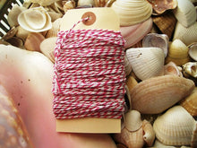 Load image into Gallery viewer, Bakers Twine-25 yards- pink and White
