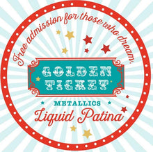 Load image into Gallery viewer, Gold Liquid Patina AKA Golden Ticket
