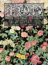 Load image into Gallery viewer, Rose Botanical IOD Transfer 12x16 Pad™
