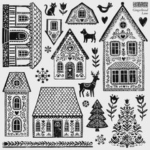 Load image into Gallery viewer, Gingerbread Lane 12x12 IOD Stamp™
