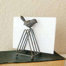 Load image into Gallery viewer, Metal Mail Holder with Bird
