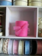 Load image into Gallery viewer, Tulle Ribbon-Trim-3&quot; x 25 yard Roll-Pink
