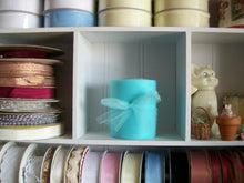 Load image into Gallery viewer, Tulle Ribbon-Trim-3&quot; x 25 yard Roll-Light Aqua
