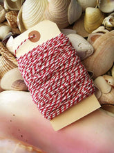 Load image into Gallery viewer, Bakers Twine-25 yards-Red and White
